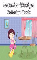 Interior Design Coloring Book