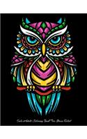 OWLS Adult Coloring Book For Stress Relief