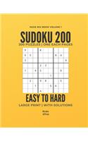 Sudoku Easy To Hard 200 Volume 1