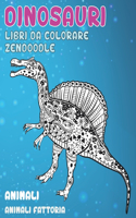 Libri da colorare Zendoodle - Animali Fattoria - Animali - Dinosauri