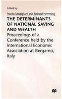 Determinants of National Saving and Wealth