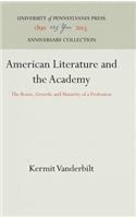 American Literature and the Academy