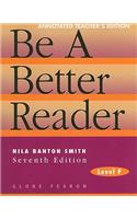 Be a Better Reader, Level F