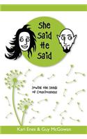 She Said He Said: A Collaboration of Two People Representing Two Genders and Two Hemispheres