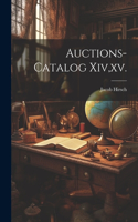 Auctions-catalog Xiv, xv.