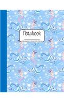 Notebook Wide Ruled 8.5 x 11 in / 21.59 x 27.94 cm