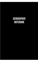 Geographer Notebook - Geographer Diary - Geographer Journal - Gift for Geographer: Medium College-Ruled Journey Diary, 110 page, Lined, 6x9 (15.2 x 22.9 cm)