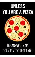 Unless You Are a Pizza the Answer Is Yes I Can Live Without You