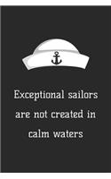 Notebook for Sailing Fans, Medium Ruled Journal