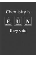 Chemistry Is Fun They Said