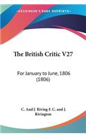 British Critic V27