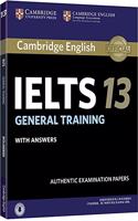 Cambridge Ielts 13 General Training Student's Book with Answers with Audio China Reprint Edition