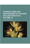 Transactions and Proceedings of the New Zealand Institute (Volume 10): (English)
