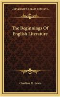 The Beginnings of English Literature