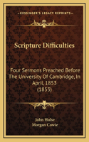 Scripture Difficulties