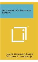 Dictionary of Highway Traffic