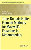 Time-Domain Finite Element Methods for Maxwell's Equations in Metamaterials