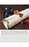 Reports of Cases Determined in the Court of Chancery, and in the Prerogative Court, And, on Appeal, in the Court of Errors and Appeals of the State of New Jersey, Volume 7