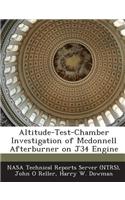 Altitude-Test-Chamber Investigation of McDonnell Afterburner on J34 Engine: (English)