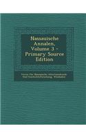 Nassauische Annalen, Volume 3