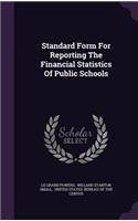 Standard Form For Reporting The Financial Statistics Of Public Schools
