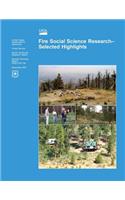 Fire Social Science Research? Selected Highlights
