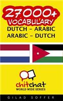 27000+ Dutch - Arabic Arabic - Dutch Vocabulary