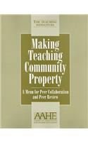 Making Teaching Community Property
