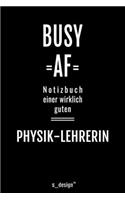 Notizbuch für Physik-Lehrer / Physik-Lehrerin