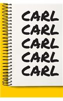 Name CARL A beautiful personalized