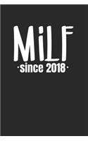 Milf Since 2018: Notebook Notizbuch Register Karo Kariert Journal Din A5 120 Seiten Matheheft I Schulheft I Skizzenbuch I Tagebuch I Ideenbuch I Sexy Mama I Mutter I