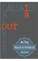 Calories In Calories Out 180 Day Food & Fitness Journal