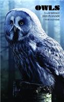 Owls 5 x 8 Weekly 2020 Planner