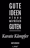 Notizbuch für Karate Kämpfer