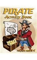 Pirate Activity Book For Kids Ages 4-8