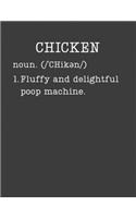 Chicken: Gifts For Animal Lovers - 2020 Weekly Planner: A 52-Week Calendar (Definition, Humor)