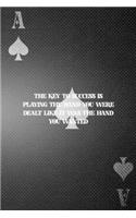 The Key To Success Is Playing The Hand You Were Dealt Like It Was The Hand You Wanted