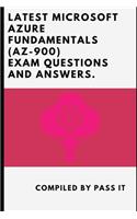Latest Microsoft Azure Fundamentals: AZ-900 Exam questions and answers