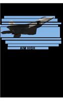 Airplane Aim High Collection Travel Lined Journal, Volume 4, College Ruled Notebook, Softcover Writing Notepad Gift, 120 Pages: (Aim High)