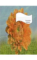 Composition Notebook: College Ruled Blank Lined Journal Diary Beautiful Floral Flower Decorated