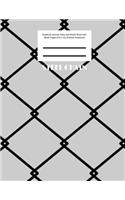 Steel Chain Notebook Journal, Diary and Sketch Book with Blank Pages (8.5 x 11) (Texture Notebook)