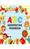 ABC Handwriting Workbook: Uppercase & Lowercase Writing Practice for Kids - Children Frame