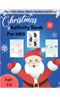 Christmas Activity Book For Kids