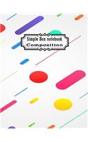 Simple Box Notebook Composition