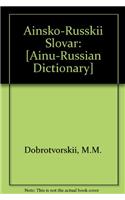 Ainsko-Russkii Slovar