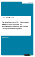 Konfliktpotenzial des Klimawandels. Welche Auswirkungen hat der Klimawandel und welche potenziellen Lösungsmechanismen gibt es?