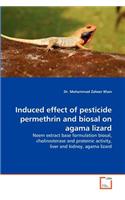 Induced effect of pesticide permethrin and biosal on agama lizard