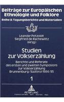 Studien Zur Volkserzaehlung