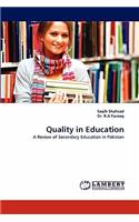 Quality in Education