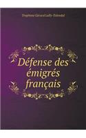 Defense Des Emigres Francais